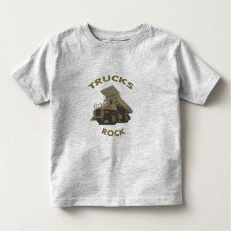 trucks rock toddler t-shirt