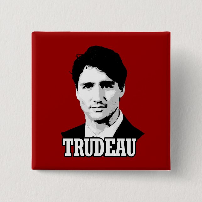Trudeau Pinback Button (Front)