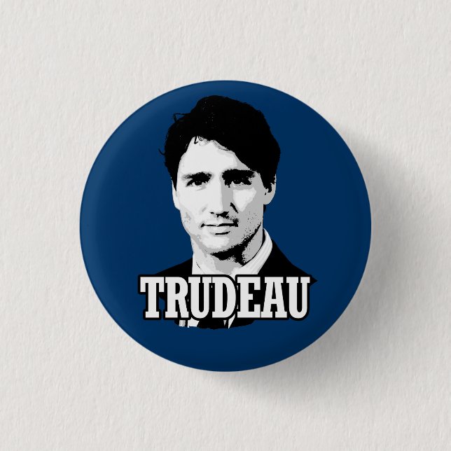 Trudeau Pinback Button (Front)