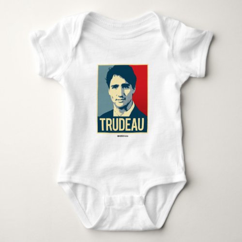 Trudeau Propaganda Poster _png Baby Bodysuit