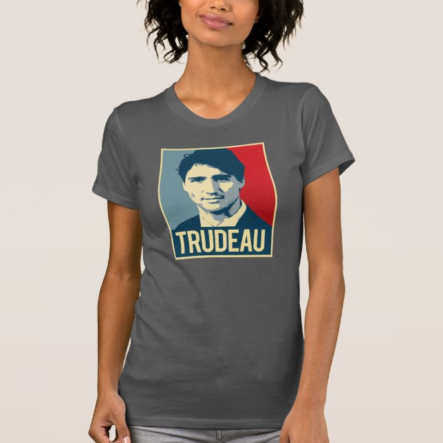 Trudeau Propaganda Poster -.png T-Shirt (Front)