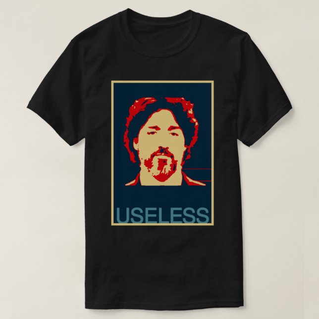Trudeau Useless Classic T-Shirt (Design Front)