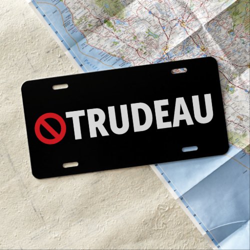 TrudeauOut Justin Trudeau OUT MAGA MCGA Canada License Plate
