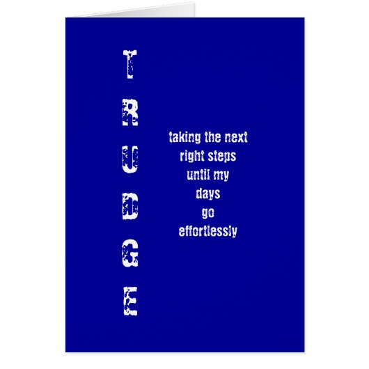 TRUDGE CARDS (Front)