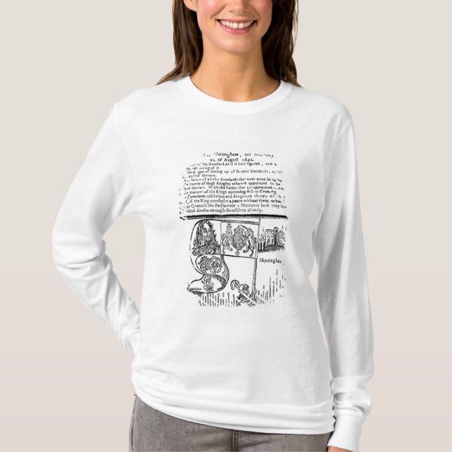 True and Exact Relation of  Manner of Majesty's T-Shirt (Front)