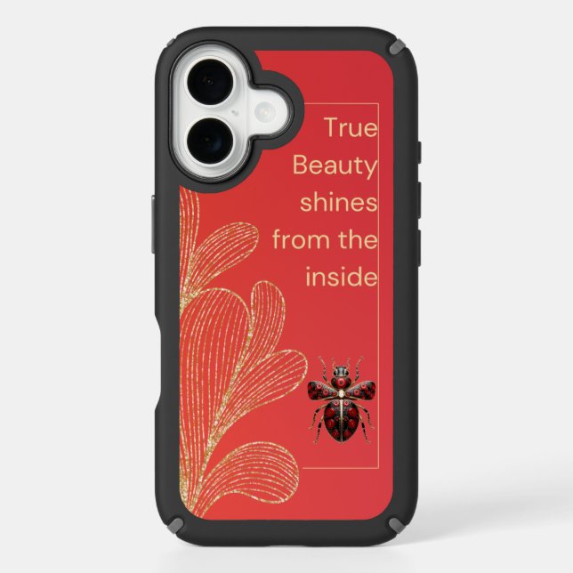 True Beauty Shines From The Inside iPhone 16 Case (Front)