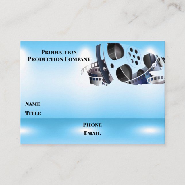 True Blue Business Card (Front)