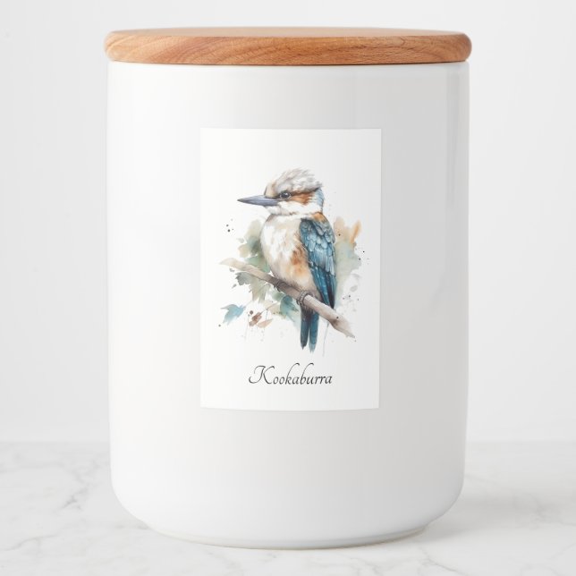 True Blue Kookaburra, custom Food Label (Front)