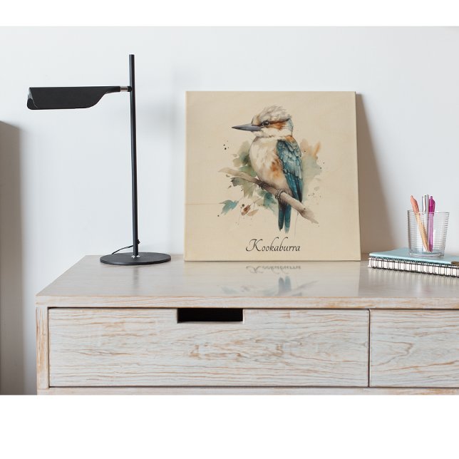 True Blue Kookaburra, custom Wood Wall Art (Creator Uploaded)