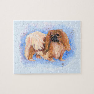 True Blue Pekingese Jigsaw Puzzle