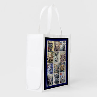 True Blue Reusable Grocery Bag- The Gargoyles! Reusable Grocery Bag
