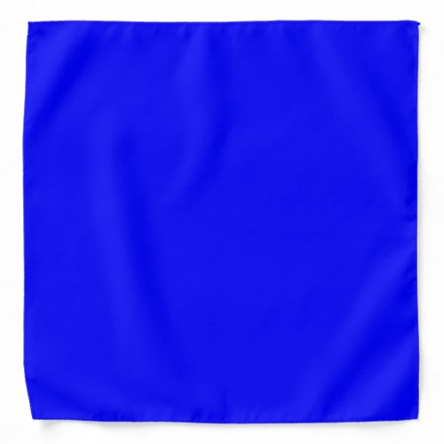 True Blue solid color Bandana