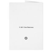 True Blue Sunflowers  Card (Back)