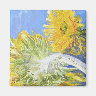 True Blue Sunflowers Magnet