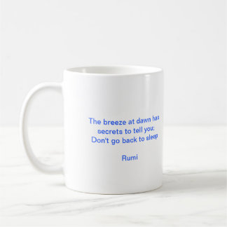 True Blue Sunflowers Quote Mug