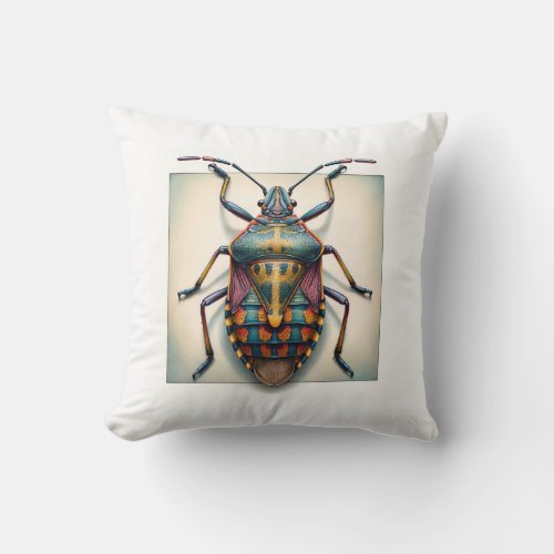 True Bug 130624IREF127 _ Watercolor Throw Pillow