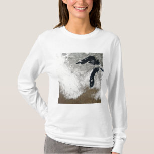True-color image of snow T-Shirt