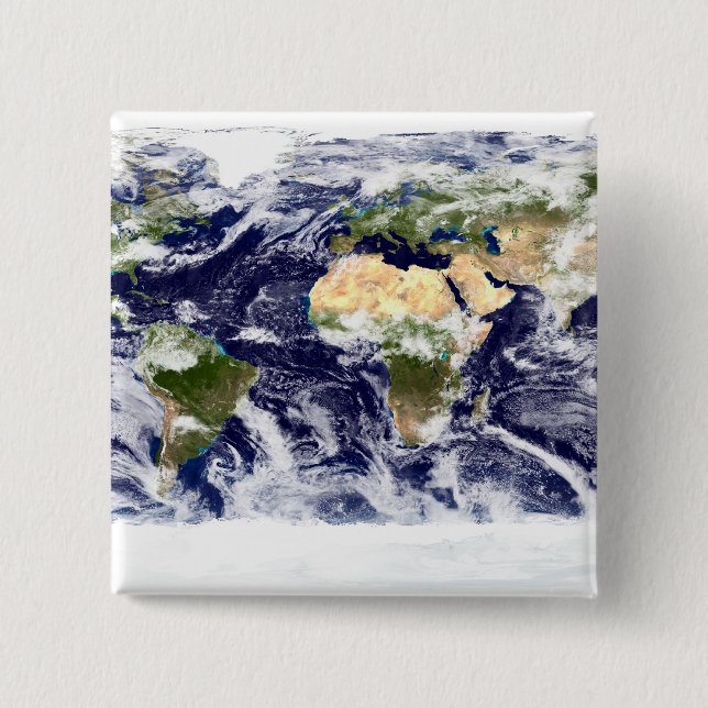 True-color image of the entire Earth Button (Front)