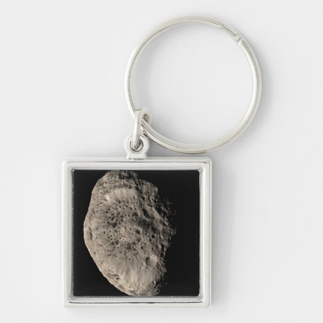 True color mosaic of Saturn's moon Hyperion Keychain (Front)