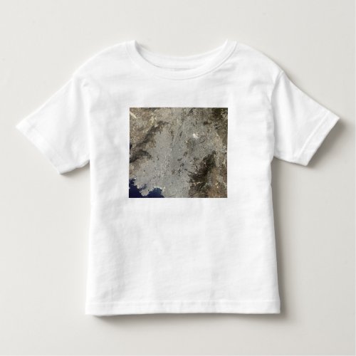 True_color satellite view of central Athens Toddler T_shirt