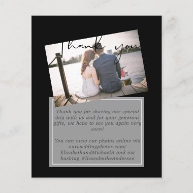 True Colors PHOTO Thank You Letter Budget Wedding