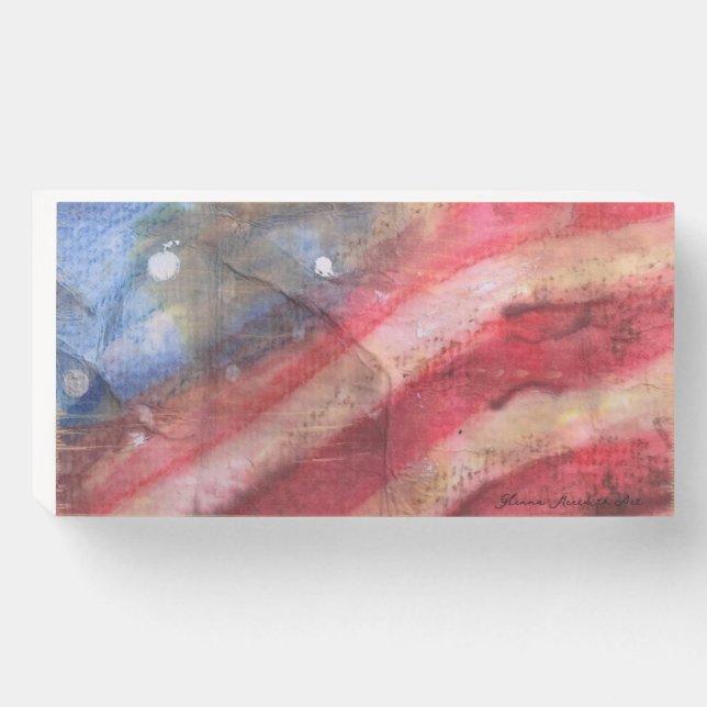 True Colors Wooden Box Sign (Front Horizontal)