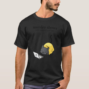 True Crime Fan  Murder Shows Comfy Clothes Tuxedo  T-Shirt