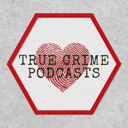 True Crime Podcast Lover Iron On Patch