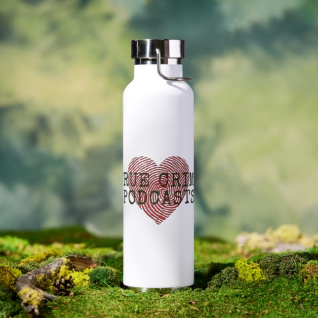 True Crime Podcast Lover Vacuum  Water Bottle (Insitu (Outdoor))