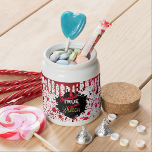 True Crime Queen Personalized  Candy Jar