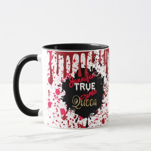 True Crime Queen Personalized Mug