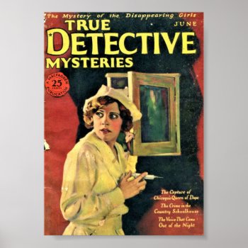 True Detective Mysteries - June Poster by Conceptitude at Zazzle