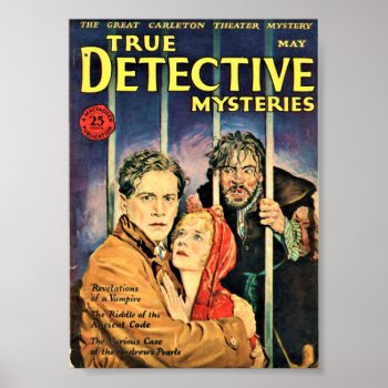 True Detective Mysteries - May Poster by Conceptitude at Zazzle