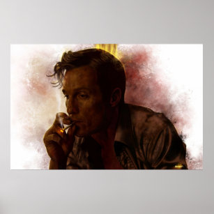 True Detective  Rust Cohle Poster