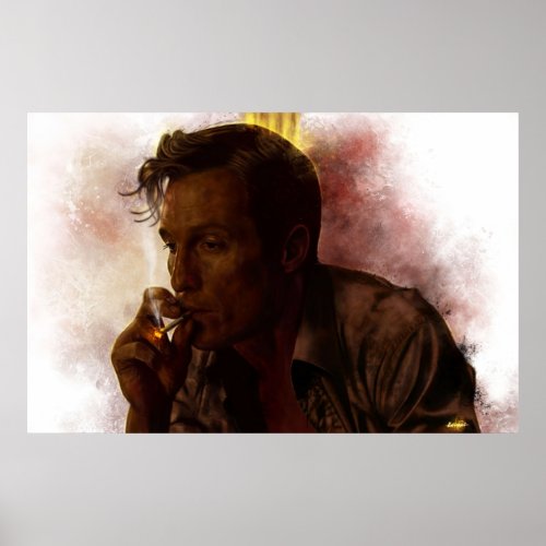 True Detective  Rust Cohle Poster
