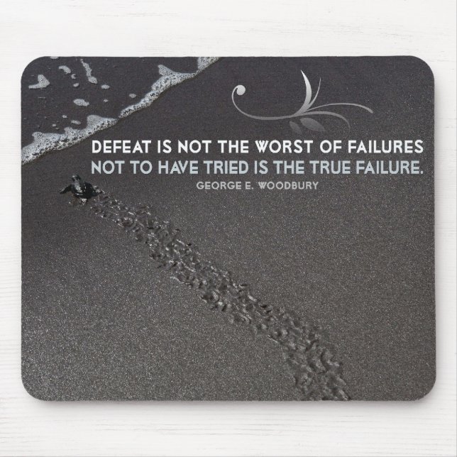 True Failure Inspirational Mouse Pad (Front)