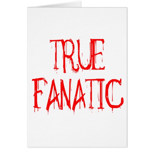 True Fanatic Cards (Front)
