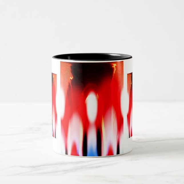 True Flames Two-Tone Coffee Mug (Center)