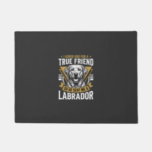 True Friend Labrador Dog Doormat