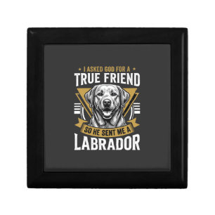 True Friend Labrador Dog Gift Box