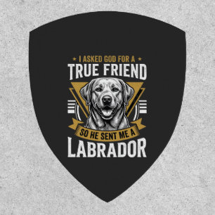 True Friend Labrador Dog Patch