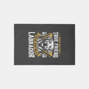 True Friend Labrador Dog Rug