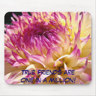 True Friends are One in a Million! mouse pad gifts