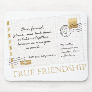 True Friendship Mouse Pad