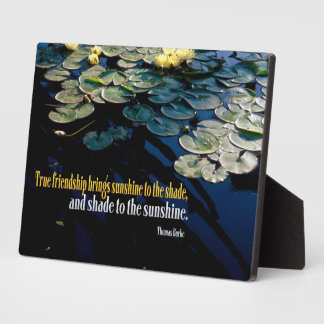 True Friendship Plaque