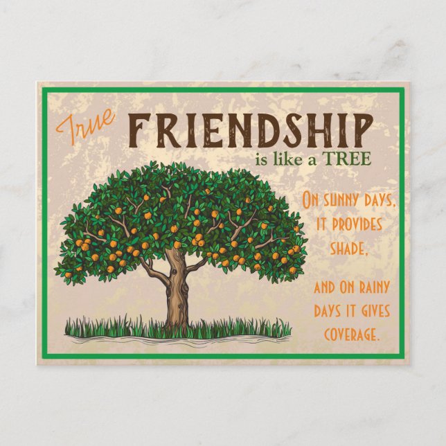 True Friendship Postcard (Front)