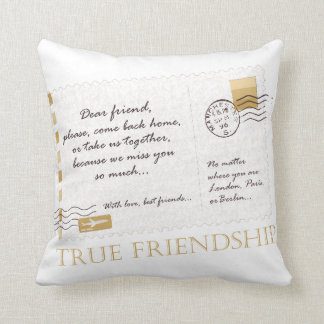 True Friendship Throw Pillow