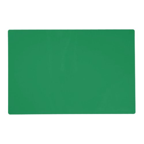 True Green bright solid color Placemat