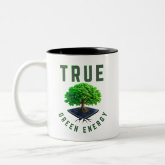 True Green Energy Two-Tone Coffee Mug