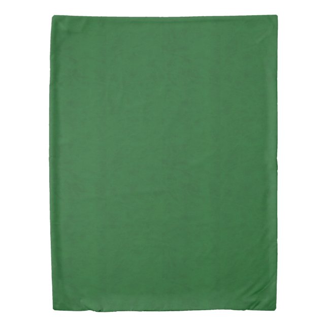 True Green Velvet Look Duvet Cover (Front)